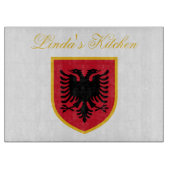 Albanien-Flagge Schneidebrett (Vorderseite)