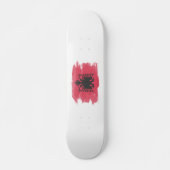 Albanien - Flagge Skateboard (Vorne)