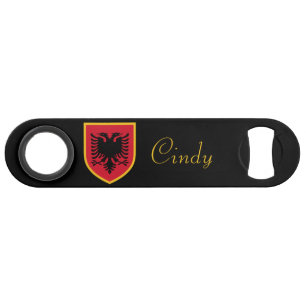 Albanien-Flagge Speed Flaschenöffner