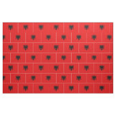 Albanien-Flagge Stoff (Fat Quarter (45,7 x 55,9 cm))