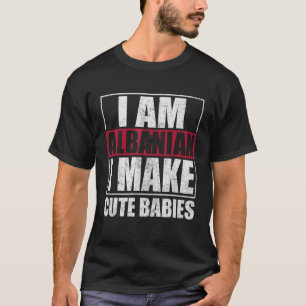 Albanien Flagge Stolze Albaner Männer und Frauen T-Shirt