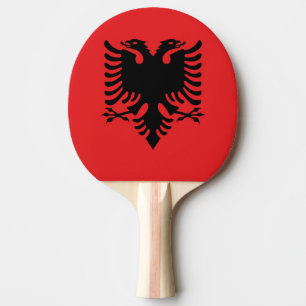 Albanien-Flagge Tischtennis Schläger