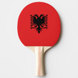 Albanien-Flagge Tischtennis Schläger