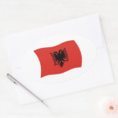 Albanien Flaggen Aufkleber (Umschlag)
