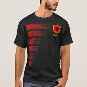 Albanien FlaggenEmblem Albanischer Stolz Herkunft  T-Shirt