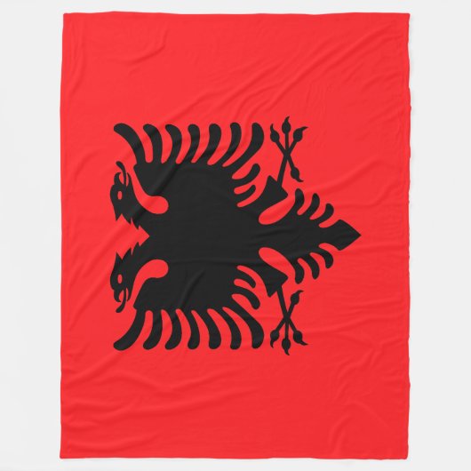Albanien Fleecedecke (Vorderseite)