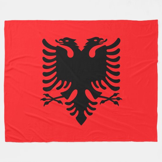 Albanien Fleecedecke (Vorderseite (Horizontal))