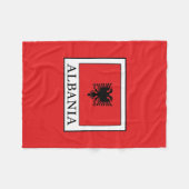 Albanien Fleecedecke (Vorderseite (Horizontal))