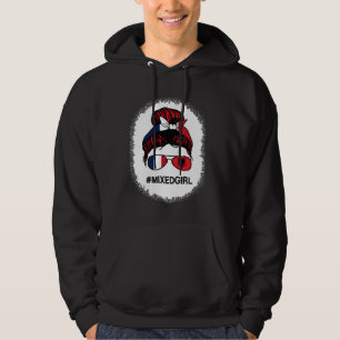 Albanien Frankreich Flagge Albanien Französisch Me Hoodie