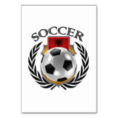 Albanien Fußball 2016 Fangerät Tischnummer (Vorderseite)