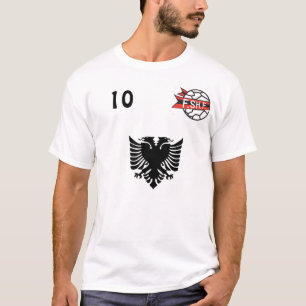 Albanien-Fußball-Shirt-T - Shirt Nr. 10