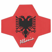 Albanien - Fußball und Albanische Flagge / Sport (Flach)
