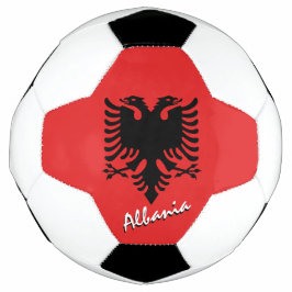 Albanien - Fußball und Albanische Flagge / Sport