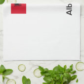 Albanien Geschirrtuch (Gefaltet)