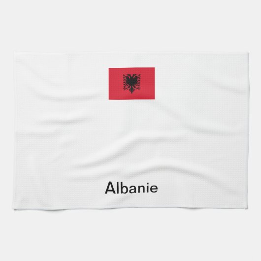 Albanien Geschirrtuch (Horizontal)