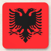 Albanien Getränkeuntersetzer (Vorderseite)