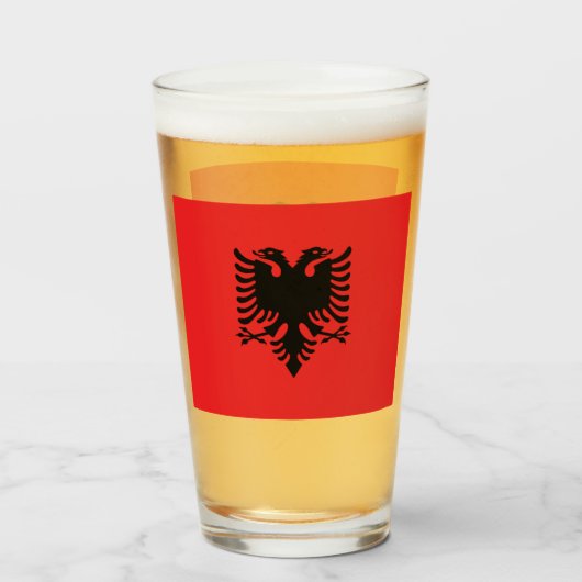 Albanien Glas (Vorne (Gefüllt))