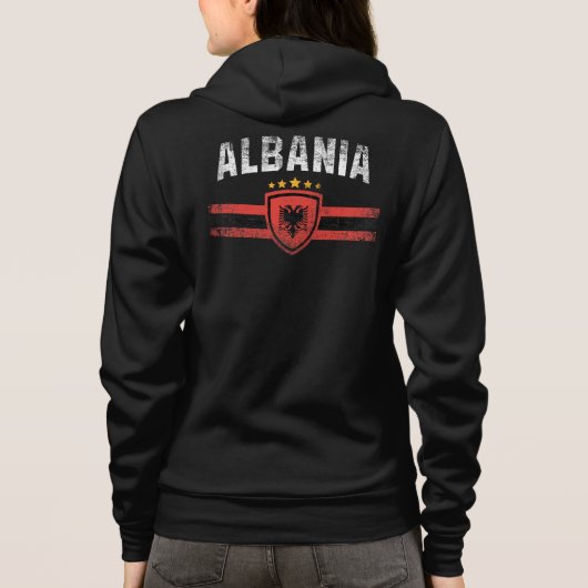 Albanien Hoodie (Rückseite)