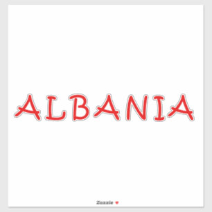 Albanien, I Liebe Albanien Aufkleber