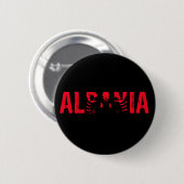 Albanien, I Liebe Albanien Button (Vorne & Hinten)