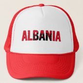 Albanien, I Liebe Albanien Truckerkappe (Vorderseite)