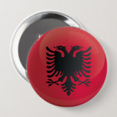 Albanien-Icon-Flagge Button (Vorne & Hinten)