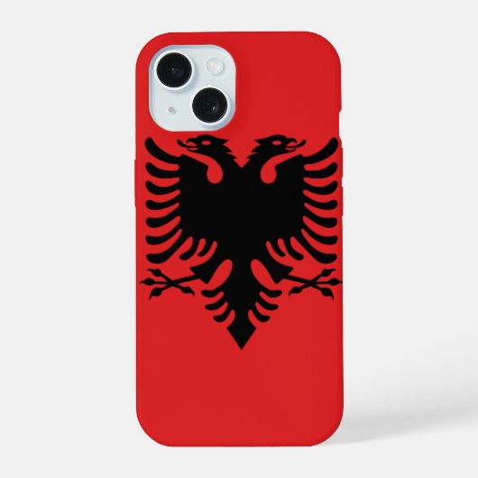 Albanien iPhone 15 Hülle (Rückseite)