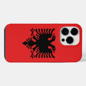 Albanien iPhone Hülle (Rückseite (Horizontal))