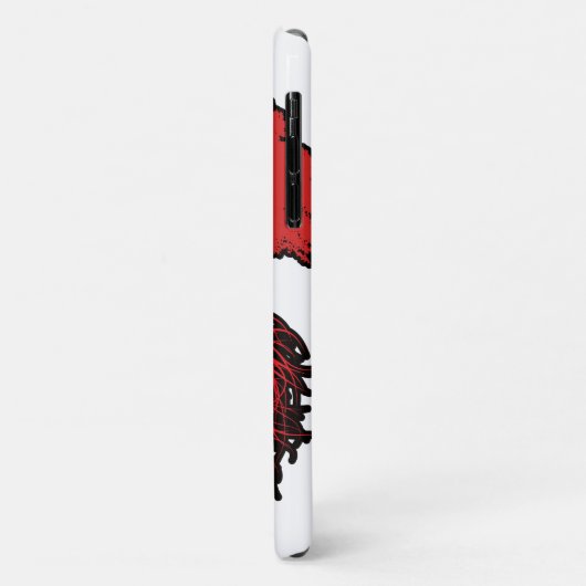 Albanien - kanadische Baumroots-Fahne Case-Mate iPhone Hülle (Hinten/Links)