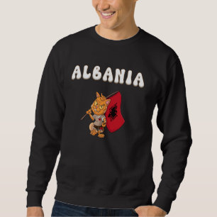 Albanien Kat-Albanische Fans Sweatshirt