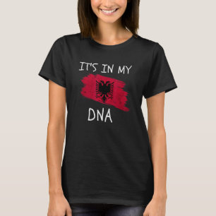 Albanien Länderflagge Es ist in meiner DNA Proud P T-Shirt