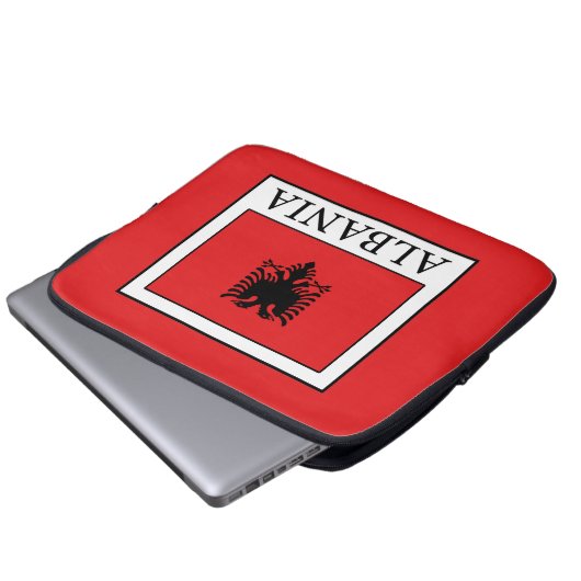 Albanien Laptopschutzhülle (Vorne Knopf)