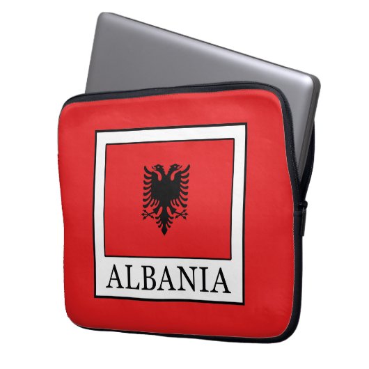 Albanien Laptopschutzhülle (Vorderseite Links)