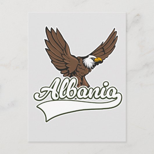 Albanien - Logo Feiertagspostkarte (Vorderseite)