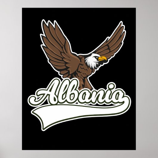 Albanien - Logo Poster (Vorne)