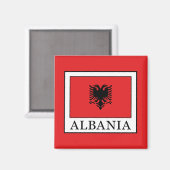 Albanien Magnet (Vorderseite/Rückseite)