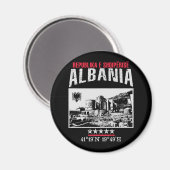 Albanien Magnet (Vorderseite/Rückseite)