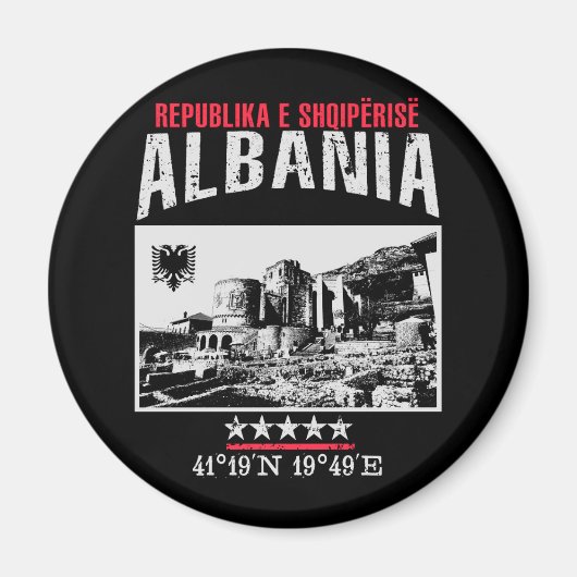 Albanien Magnet (Vorne)