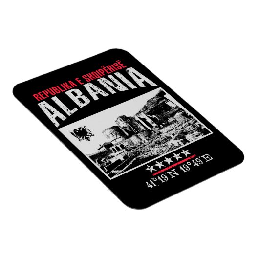 Albanien Magnet (Rechte Seite)