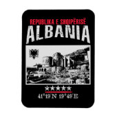 Albanien Magnet (Vertikal)