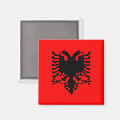 Albanien Magnet (Vorderseite/Rückseite)