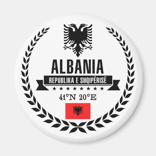 Albanien Magnet (Vorne)