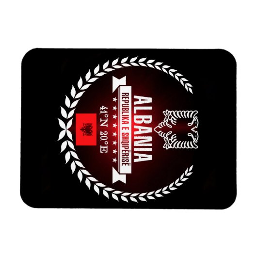 Albanien Magnet (Horizontal)