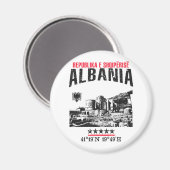 Albanien Magnet (Vorderseite/Rückseite)