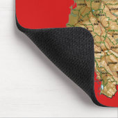 Albanien Map Mousepad (Ecke)
