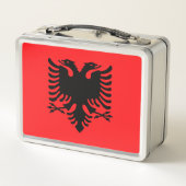 Albanien Metall Brotdose (Rückseite)