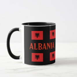 Albanien Moderne Tasse der Flaggen