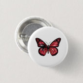 Albanien Monarque Butterfly Flag Button (Vorne & Hinten)