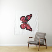 Albanien Monarque Butterfly Flag Wandteppich (Beispiel (Horizontal))