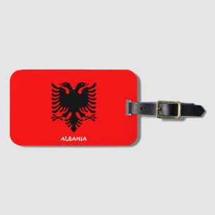 Albanien National Flag Patriotic Gepäckanhänger